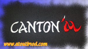 Création et broderie d’un logo : CANTON'M