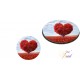 Sous-verre rond " arbre coeur "