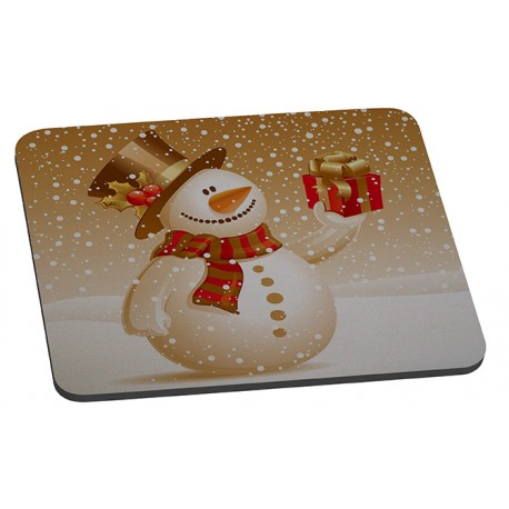 Tapis de souris Bonhomme de neige
