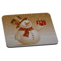 Tapis de souris " Bonhomme de neige "