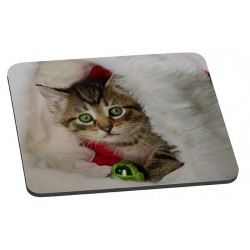 Tapis de souris " Chat de noël "