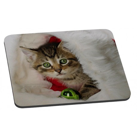 Tapis de souris " Chat de noël "