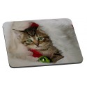Tapis de souris " Chat de noël "