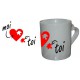 Mug Love Coeur Aillé