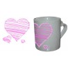 Mug Love Coeur Trio Rose