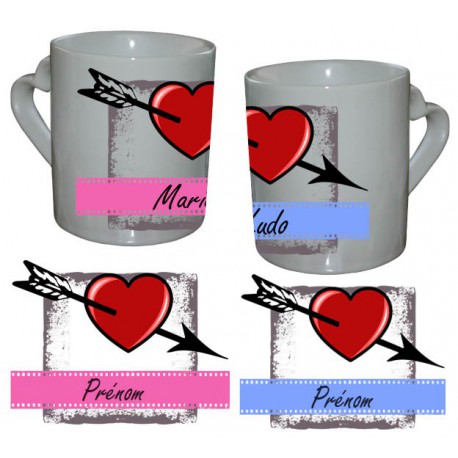 Mug Love Coeur Aillé