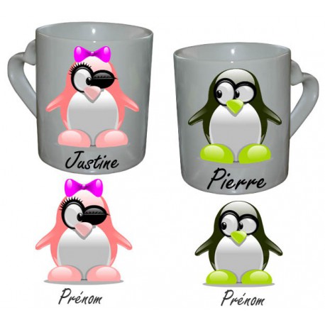 Mug Love Pinguin DUO