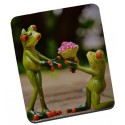 Tapis de souris  GRENOUILLE bouquet