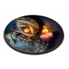 Sous-verre rond Halloween momie