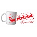 Mug Noël traîneau père noël