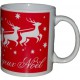 Mug Noël traîneau père noël rouge