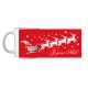 Mug Noël traîneau père noël rouge