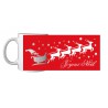Mug Noël traîneau père noël rouge