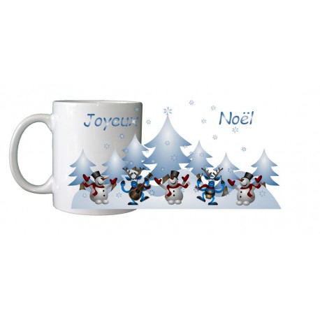 Mug Noël bonhommes de neige